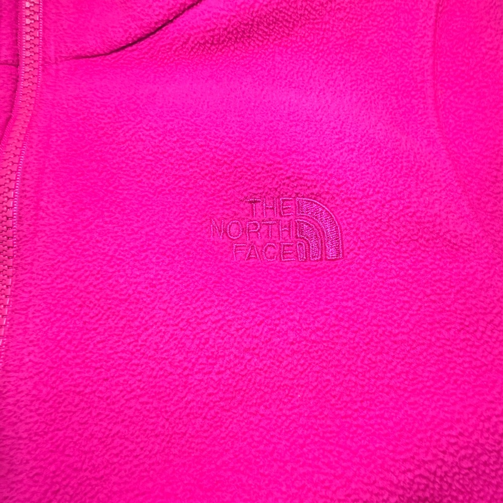 THE NORTH FACE Hot Pink fleece jacket size S Pink - Picture 3 of 7